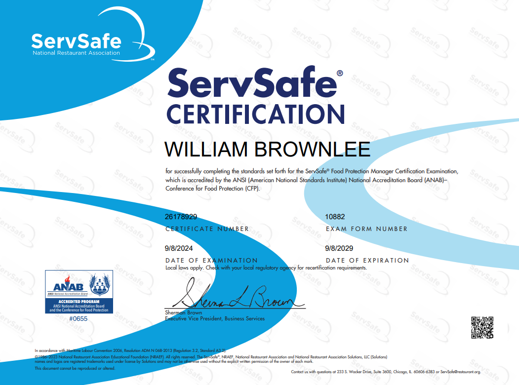 Servsafe Manager